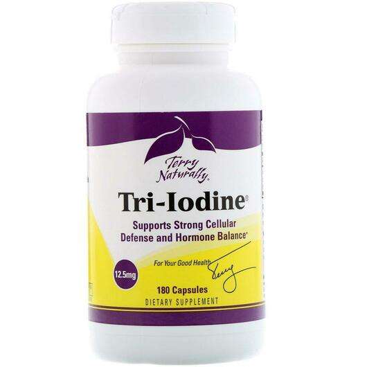 Tri-Iodine 12.5 mg, Йод 125 мг, 180 капсул
