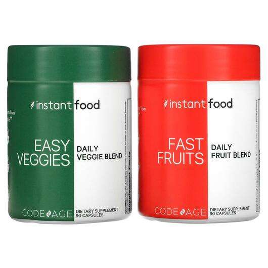 Фото товару Easy Veggies Daily Veggie Blend / Fast Fruits Daily Fruit Blend 2 Bottles