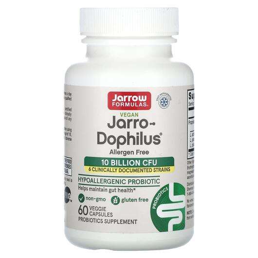 Основное фото товара Лактобацилус Ацидофилус, Vegan Jarro-Dophilus Allergen Free 10...