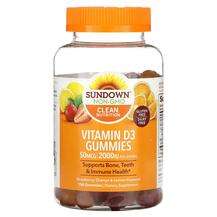 Vitamin D3 Gummies Strawberry Orange & Lemon 25 mcg 1000 I...