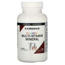 Kirkman, Children's Multi-Vitamin/Mineral Capsules, 120 Capsules