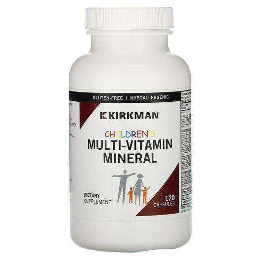 Основне фото товара Kirkman, Children's Multi-Vitamin/Mineral Capsules, Мультивіта...