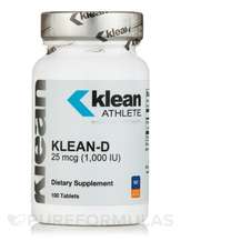 Klean Athlete, Klean-D 1000 IU, Підтримка метаболізму жирів, 1...