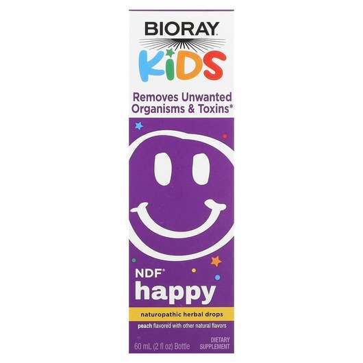 Kids NDF Happy Removes Unwanted Organisms & Toxins, 60 ml