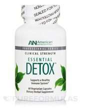 American Nutriceuticals, Детокс, Essential Detox, 60 капсул