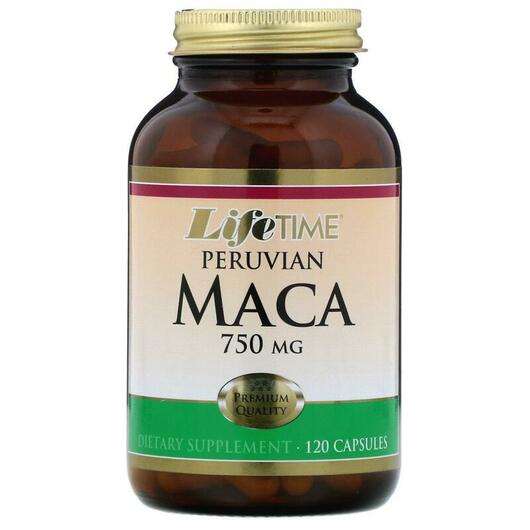 Peruvian Maca 750 mg, Перуанська Мака 750 мг, 120 капсул