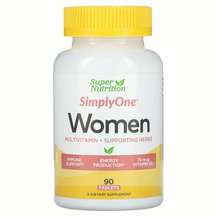 Super Nutrition, Мультивитамины для женщин, SimplyOne Women&rs...