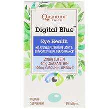 Quantum Health, Digital Blue, Підтримка здоров'я зору, 60 капсул