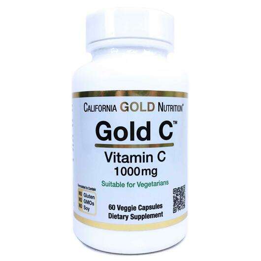 Gold C Vitamin 1000 mg, Вітамін C 1000 мг, 60 капсул