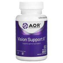 AOR, Поддержка здоровья зрения, Vision Support II, 60 капсул