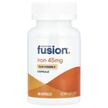 Фото товару Bariatric Fusion, Iron With Vitamin C 45 mg, Залізо, 60 капсул