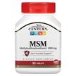 Фото товару MSM Methylsulfonylmethane 1000, Метилсульфонілметан МСМ, 90 табле