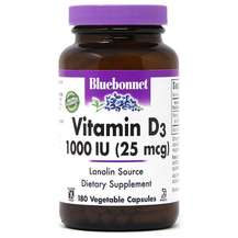 Vitamin D3 1000 IU, Вітамін D3 1000 МО 25 мкг, 180 капсул