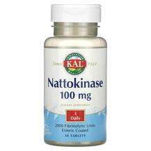 KAL, Nattokinase 100 mg, Наттокіназа, 30 таблеток