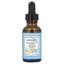 Liquid Vitamin D3 Citrus 25 mcg 1000 IU Витамин D3