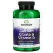 Фото товару Swanson, Calcium Citrate & Vitamin D, Цитрат Кальцію, 250 ...