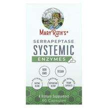 MaryRuth's, Serrapeptase Systemic Enzymes, Серрапептаза, 60 ка...
