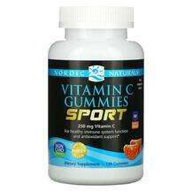 Sport Vitamin C Gummies Tart Tangerine 250 mg, Вітамін C Жувал...
