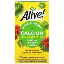Nature's Way, Alive! Calcium Max Absorption Bone Formula, 120 ...