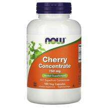 Now, Cherry Concentrate, Екстракт вишні, 180 капсул
