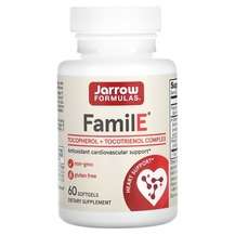 Jarrow Formulas, Famil-E, Вітамін E, 60 капсул