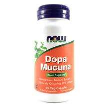 Now, Dopa Mucuna, Здоровий рівень дофаміну, 90 капсул
