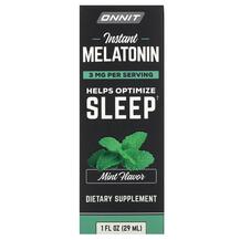 Instant Melatonin 3 mg Мелатонин Onnit 29 мл