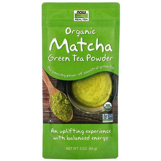 Основное фото товара Now, Чай Матча, Matcha Green Tea, 85 г