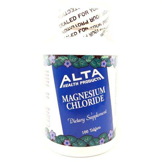Основне фото товара Alta Health, Magnesium Chloride, Хлорид Магнію, 100 Таблеток