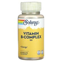 B-комплекс Vitamin B-Complex 50 mg Solaray 50 капсул