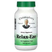 Christopher's Original Formulas, Поддержка стресса, Relax-Eze ...