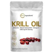 Micro Ingredients, Krill Oil, Олія Антарктичного Кріля, 300 ка...