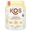 Фото товару KOS, Organic Plant Protein Vanilla 1, Органічний Протеїн, 555 г