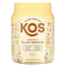 KOS, Organic Plant Protein Vanilla 1, Органічний Протеїн, 555 г
