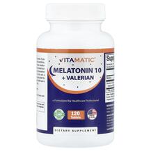 Мелатонін Melatonin 10 + Valerian Vitamatic