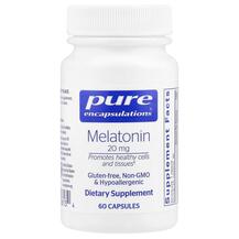 Melatonin 20 mg Мелатонин Pure Encapsulations