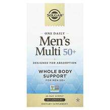 Solgar, One Daily Men's Multi 50+, Мультивітаміни для чоловікі...