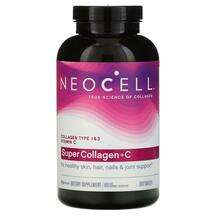 Neocell, Super Collagen+C Type 1 & 3 6000 mg 360, Колаген,...