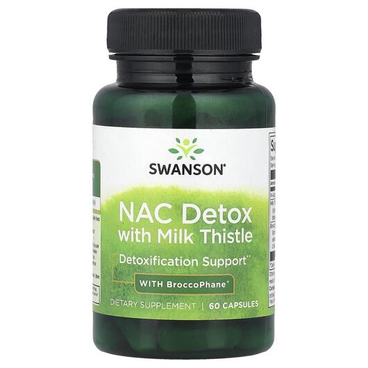 Основне фото товара NAC Detox with Milk Thistle with BroccoPhane, Детокс та очищення,