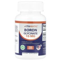 Boron Glycinate 10 mg Бор Vitamatic 240 таблеток Boron Glycinate 10 mg Бор Vitamatic 240 таблеток