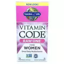 Garden of Life, Vitamin Code RAW ONE, Мультивітаміни для жінок...