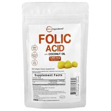 Вітамін B9 Фолієва кислота Folic Acid 1000 mcg Micro