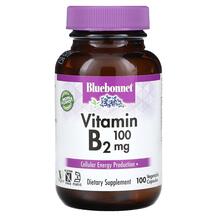 Вітамін B Vitamin B2 100 mg Bluebonnet Nutrition