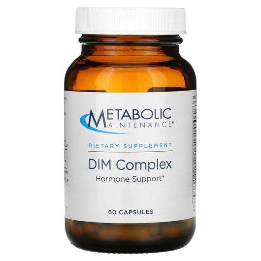 Основне фото товара Metabolic Maintenance, DIM Complex, Дііндолілметан, 60 капсул
