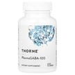 Фото товара Thorne, ГАМК 100 мг, PharmaGABA-100, 60 капсул