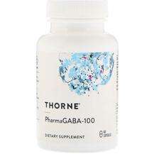 Thorne, PharmaGABA-100, ГАМК, 60 капсул