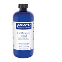 Pure Encapsulations, Кальций Магний, Cal/Mag/D Liquid, 480 мл