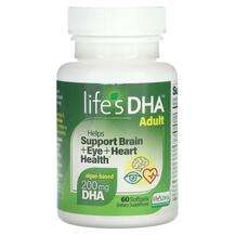 Life's DHA, Поддержка мозга, Adult Brain + Eye + Heart He...