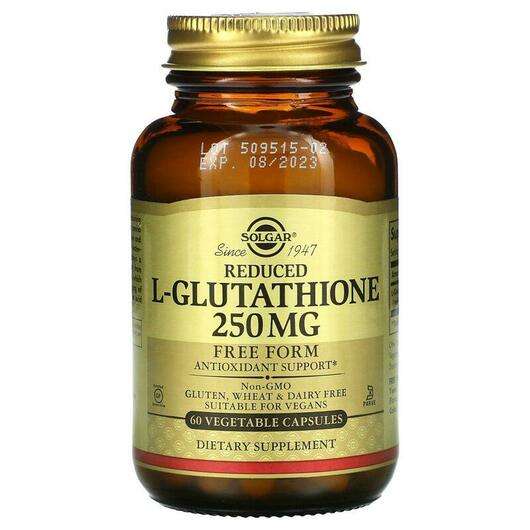 Reduced L-Glutathione 250 mg, L-Глутамін 250 мг, 60 капсул