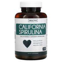 Healths Harmony, California Spirulina, Спіруліна, 120 капсул